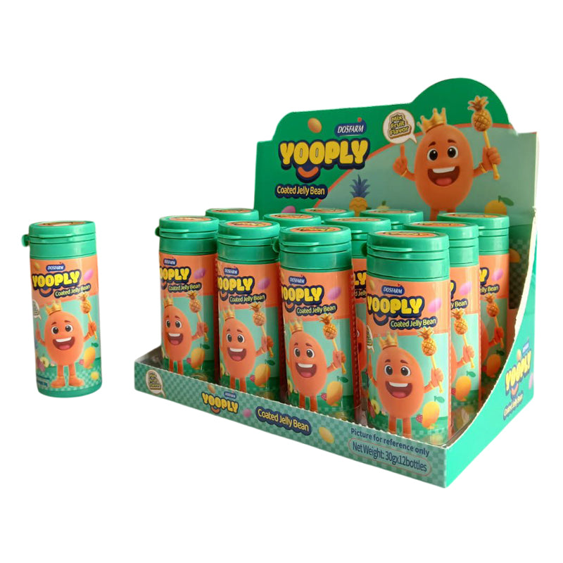 Yooply Mix Fruit Flavor Coated Jelly Beans 12pcs