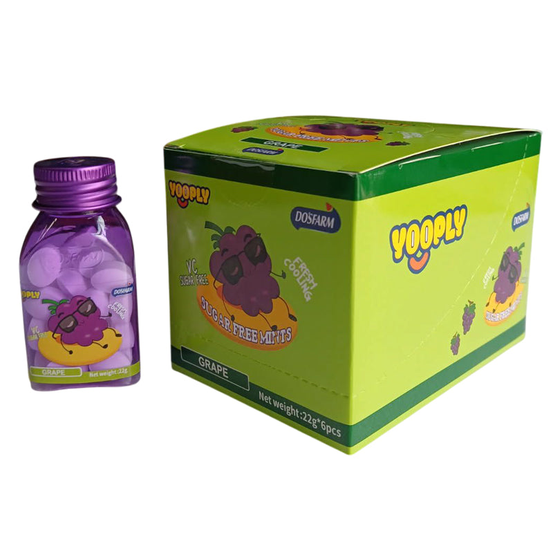 Yooply Grape Sugar Free Mints 6pcs