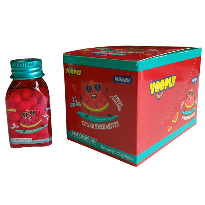 Yooply Watermelon Sugar Free Mints 6pcs