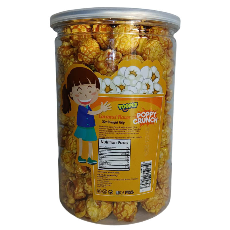 Yooply Poppy Crunch Caramel Flavor 116g