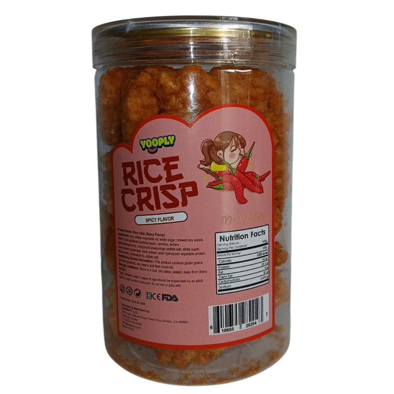 Yooply Rice Crisp Spicy Flavor 108g